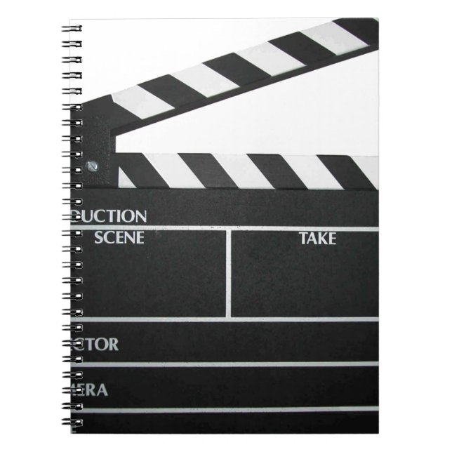 Carnet Film de clapet d'ardoise de film de bardeau (Devant)