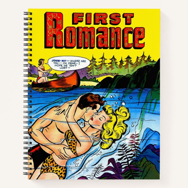 Carnet First Romance 07 Jolie fille Comics Vintages (Devant)