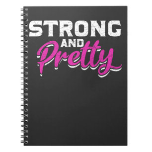 Carnet Fitness Girl Weightlifting Female Gym entraînement