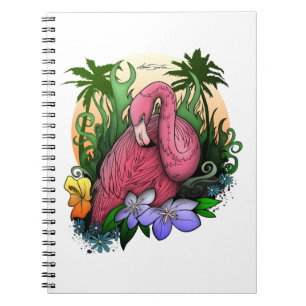 Carnet Flamant rose