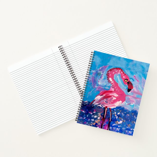 Carnet Flamant rose (Intérieur)