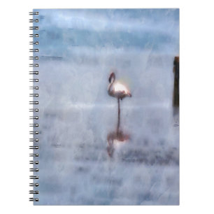 Carnet Flamant rose aquarelle