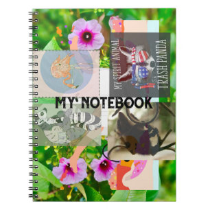 Carnet Flamant rose, Raccoon Spirit Animal, Ringtail, Flo