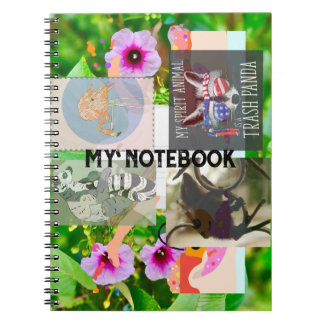 Carnet Flamant rose, Raccoon Spirit Animal, Ringtail, Flo