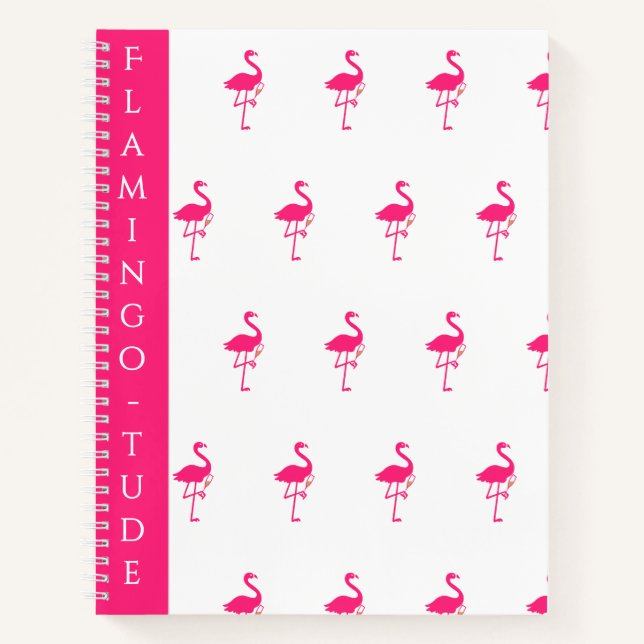 Carnet Flamants roses fabuleux (Devant)