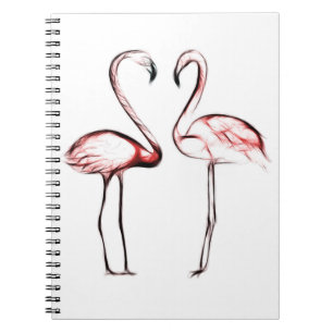 Carnet Flamants Roses Flamingos Rose Tropical