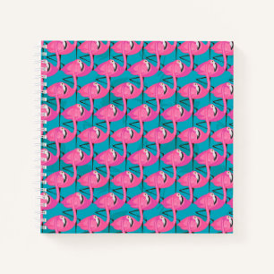 Carnet Flamants roses néon