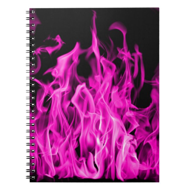 Carnet Flamme violette et cadeaux violets du feu de St (Devant)