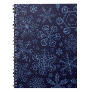 Carnet Flèches bleues sur bleu