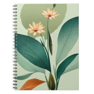 Carnet Fleur Aquarelle douce