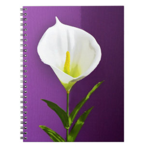 Carnet Fleur de Cala Lily