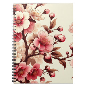 Carnet Fleur de cerise