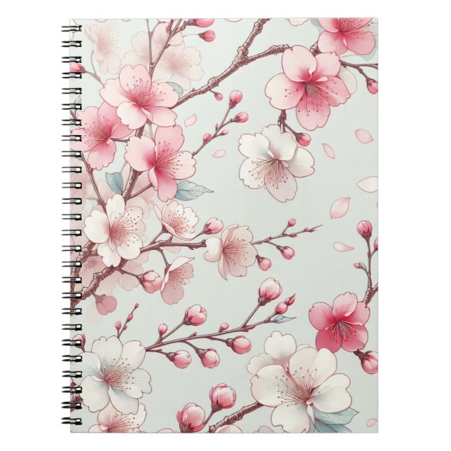 Carnet Fleur de cerise (Devant)
