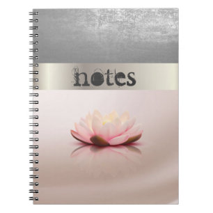 Carnet Fleur de lotus élégante et stylée