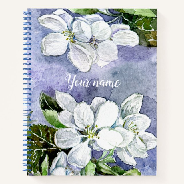 Carnet Fleur de pommier (Devant)