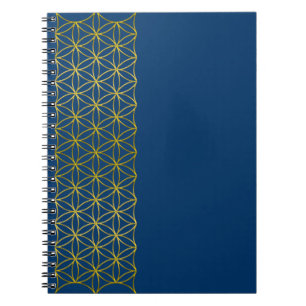 Carnet Fleur de vie / Blume des Lebens - Or frontalier