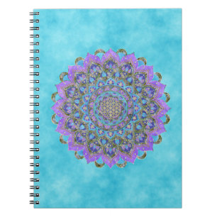 Carnet Fleur de Vie - Mandala de style indien 2