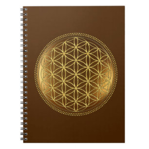 Carnet FLEUR DE VIE - Médaillon de Géométrie Sacrée 1
