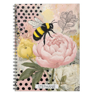 Carnet Fleur et abeille fantaisistes – Floral cosy (2)