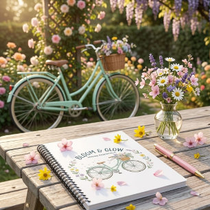 Carnet Fleur et Éclat Vélos Floraux Vintage Jardin de Pri