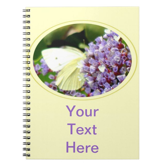 Carnet Fleur et papillon (Devant)