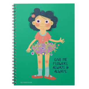 Carnet Fleur fille