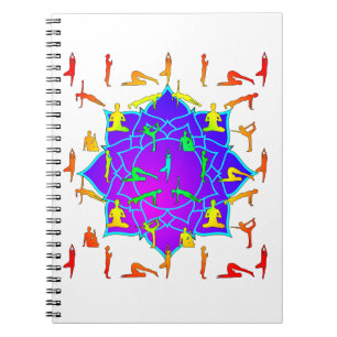 Carnet Fleur Lotus Avec Poireaux De Yoga