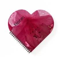 Fleur rose vif avec texte
