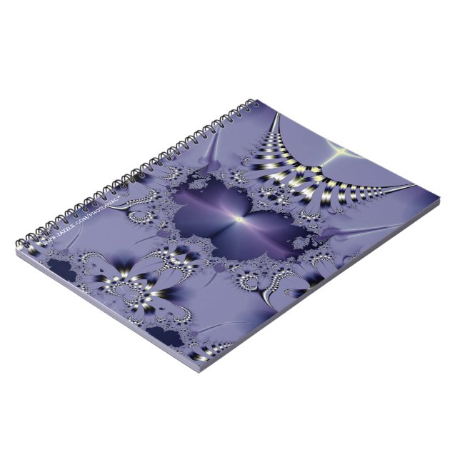 Carnet Fleur violette (Côté gauche)