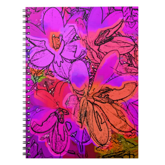CARNET FLEURS (Devant)