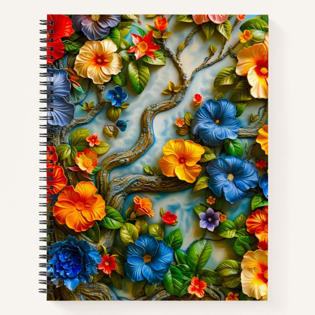 Carnet Fleurs (Devant)