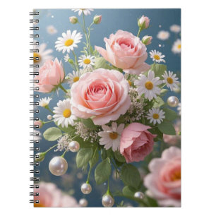 Carnet Fleurs à l'élégance extravagante intemporelle