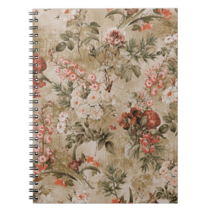 Carnet fleurs colorées arrière - plan. aquarelle Illustra