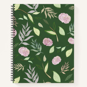 Carnet Fleurs d'aquarelle festive 8