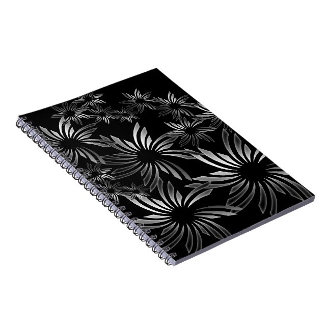 Carnet Fleurs d'argent (Côté Droit)