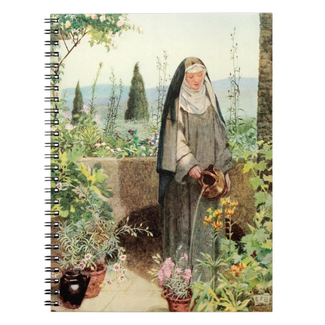 Carnet Fleurs d'arrosage St Clare d'Assisi (M 065) (Devant)
