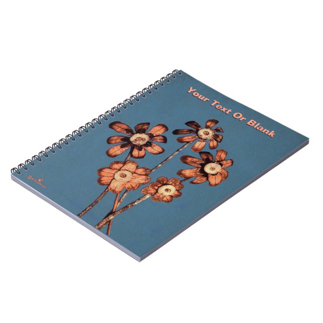 Carnet Fleurs de cône de pin (Côté gauche)