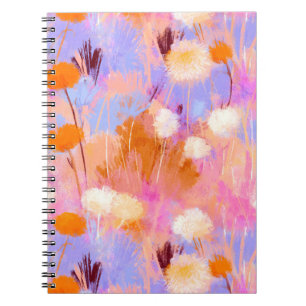 Carnet Fleurs de lavande rose peintres modernes