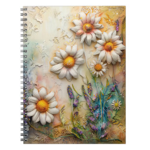 Carnet Fleurs de marguerite Joli Fleur sauvage Floral Nat
