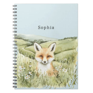 Carnet Fleurs de pâquerette renard