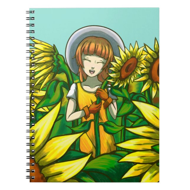 Carnet Fleurs de soleil (Devant)