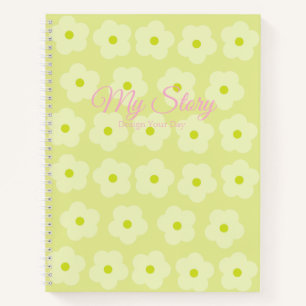 Carnet Fleurs de teintes douces