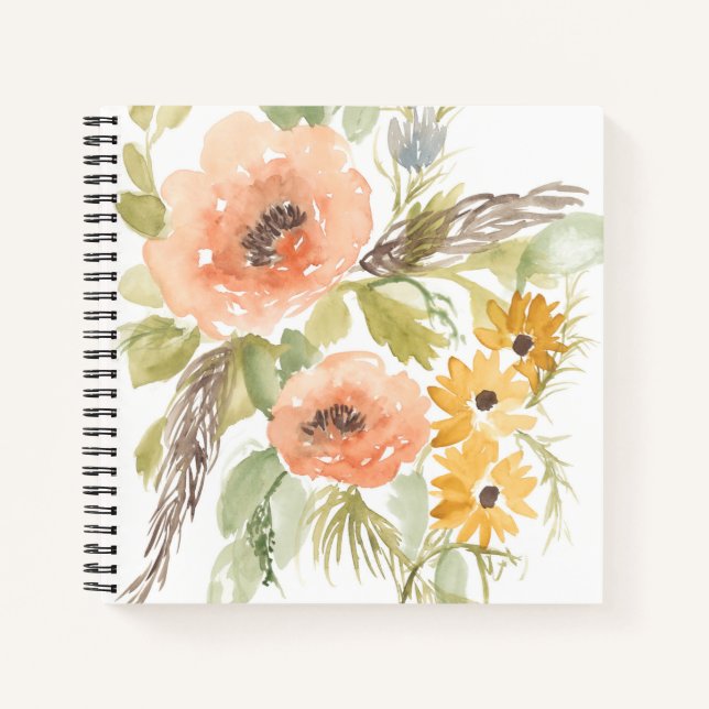 Carnet Fleurs D'Été Fin I (Devant)