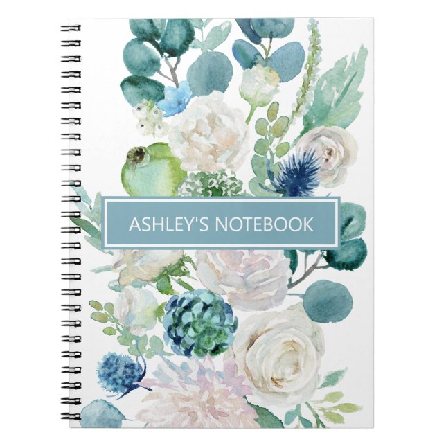 Carnet Fleurs Et Brindilles Aquarelles (Devant)