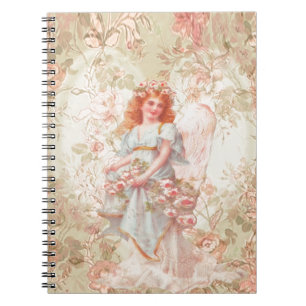 Carnet Fleurs et collage de cru d'ange