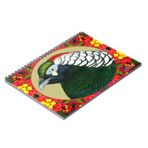 Carnet Fleurs et faisan Amherst