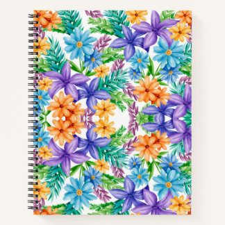 Carnet Fleurs exotiques