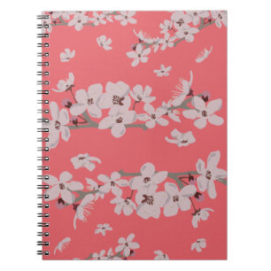 Carnet Fleurs flottantes de fleurs de cerisiers