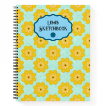 Fleurs jaunes avec des points bleus