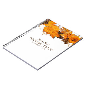 Carnet Fleurs Jaunes simples